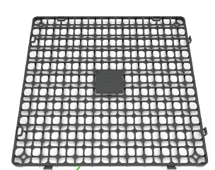 Balkon Drainage Platten 0,98 m² (9 St. 33 x 33 cm)